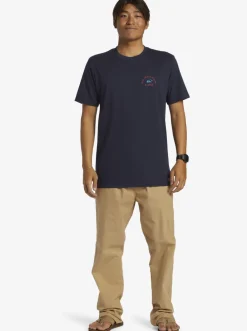 Quiksilver Tees|Hi Dead Coconuts T-Shirt Navy Blazer