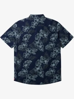 Quiksilver Shirts & Polos|Hi Feel The Rhythm Short Sleeve Shirt Naval Academy
