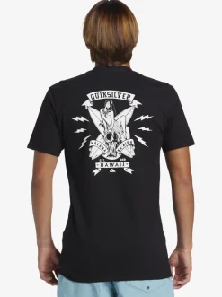 Quiksilver Tees|Hi Flirting With Danger T-Shirt Black