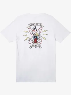 Quiksilver Tees|Hi Flirting With Danger T-Shirt White