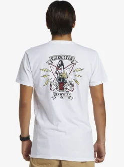Quiksilver Tees|Hi Flirting With Danger T-Shirt White