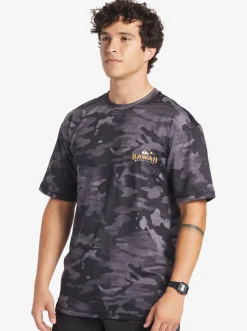 Quiksilver Rashguards|Hi Royalty Surf Short Sleeve Upf 50 Surf T-Shirt Hi Camo Black