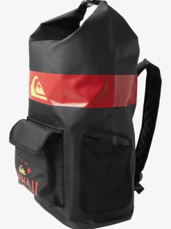 Quiksilver Backpacks & Bags|Hi Sea Stash Roll-Top Surf Backpack Black