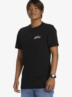 Quiksilver Tees|Hi Water On The Brain T-Shirt Black