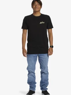 Quiksilver Tees|Hi Water On The Brain T-Shirt Black