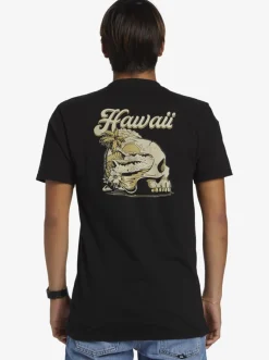 Quiksilver Tees|Hi Water On The Brain T-Shirt Black