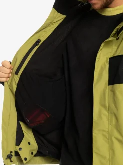Quiksilver Snow Jackets|High Altitude Gore-Tex® Technical Snow Jacket Green Olive