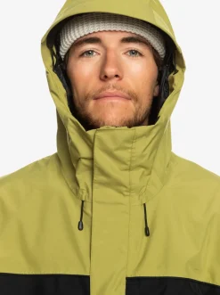 Quiksilver Snow Jackets|High Altitude Gore-Tex® Technical Snow Jacket Green Olive