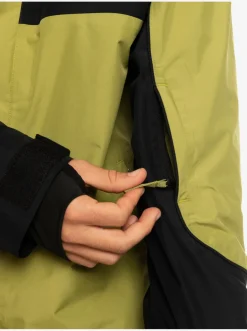 Quiksilver Snow Jackets|High Altitude Gore-Tex® Technical Snow Jacket Green Olive