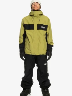 Quiksilver Snow Jackets|High Altitude Gore-Tex® Technical Snow Jacket Green Olive