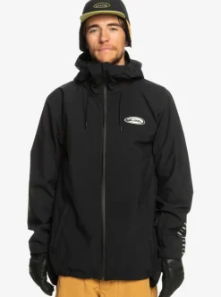 Quiksilver Snow Jackets|High In The Hood Technical Snow Jacket True Black