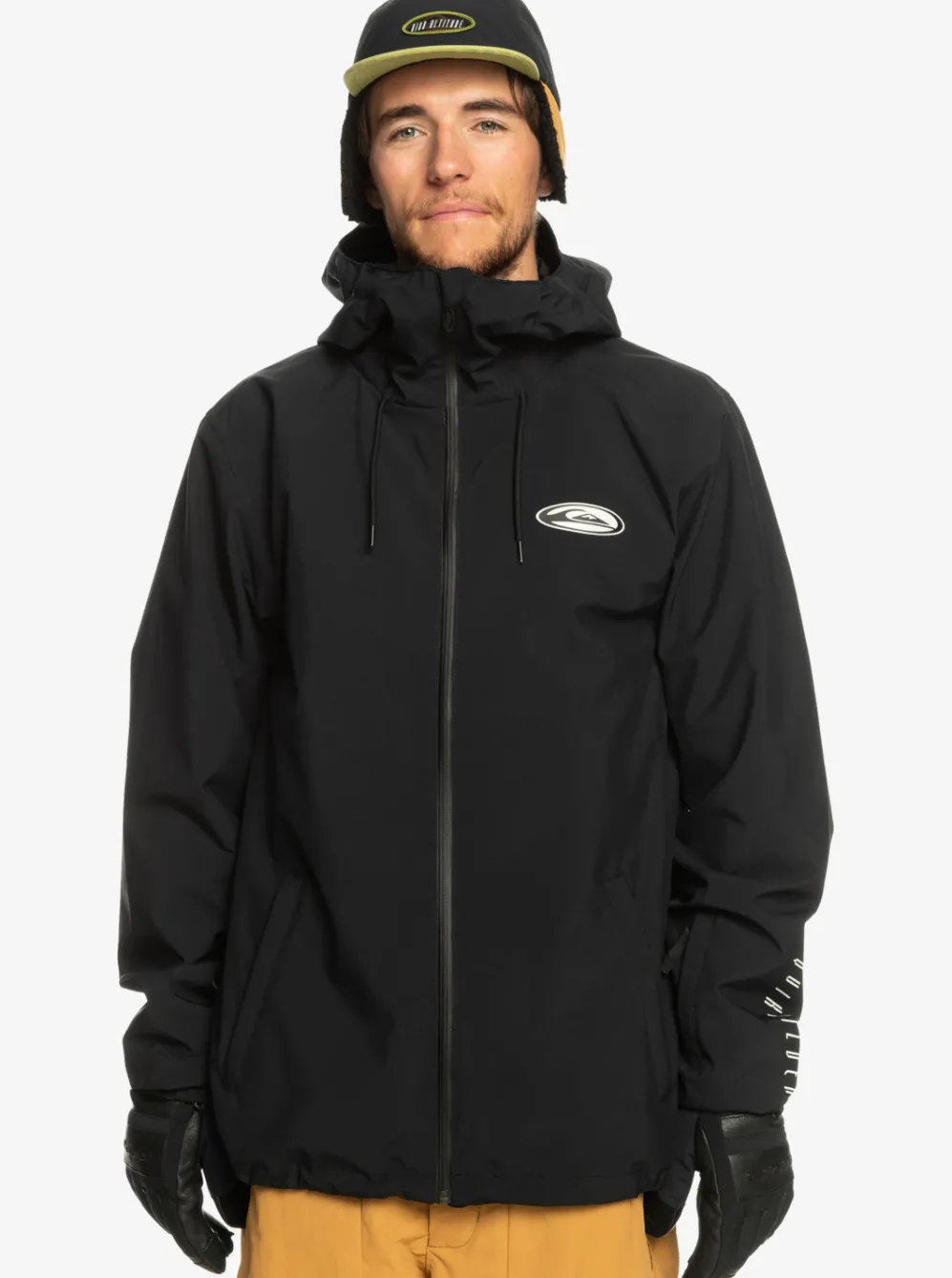 Quiksilver Snow Jackets|High In The Hood Technical Snow Jacket True Black