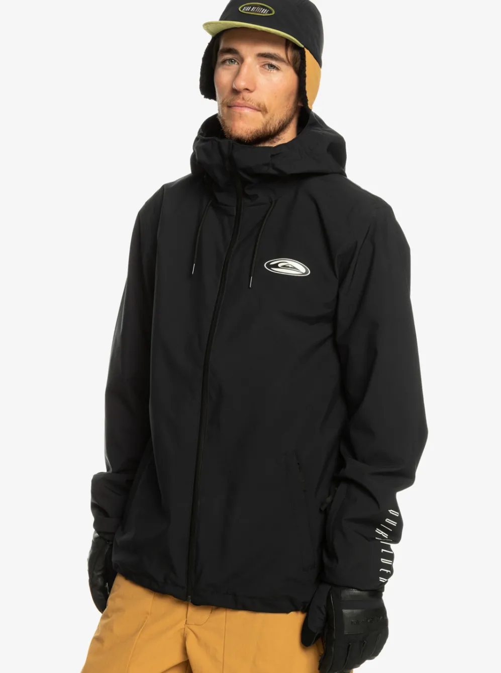 Quiksilver Snow Jackets|High In The Hood Technical Snow Jacket True Black