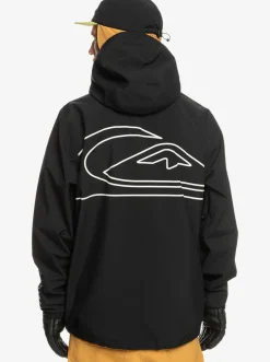Quiksilver Snow Jackets|High In The Hood Technical Snow Jacket True Black
