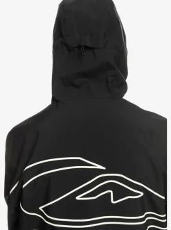 Quiksilver Snow Jackets|High In The Hood Technical Snow Jacket True Black