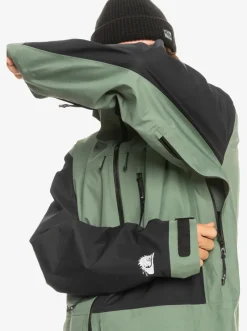 Quiksilver Snow Jackets|Highline Pro Sammy Carlson 3L Gore-Tex® Technical Snow Jacket Laurel Wreath