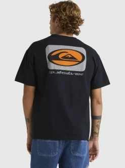 Quiksilver Tees|Honeycomb Short Sleeve Stn T-Shirt Black