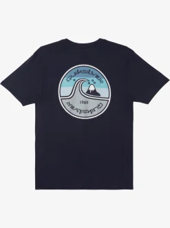 Quiksilver Tees|In The Groove T-Shirt Navy Blazer