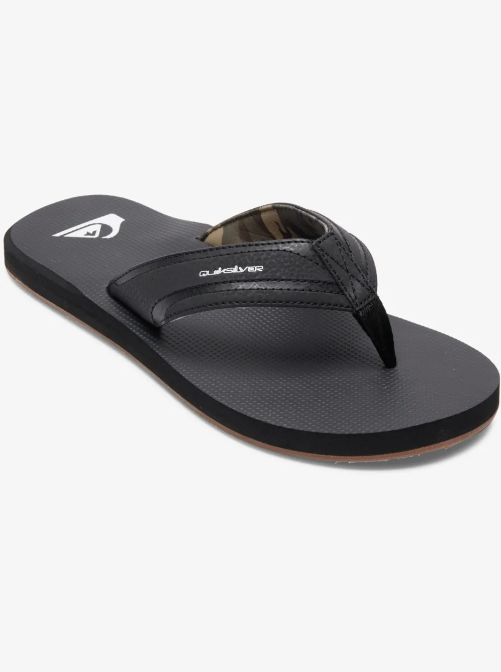 Quiksilver Sandals|Island Oasis Sandals Black/Black/Brown