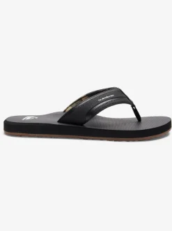 Quiksilver Sandals|Island Oasis Sandals Black/Black/Brown