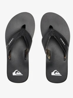 Quiksilver Sandals|Island Oasis Sandals Black/Black/Brown