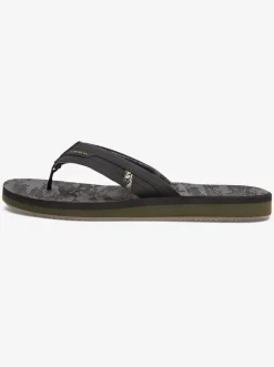 Quiksilver Sandals|Island Oasis Squish Sandals Black 2