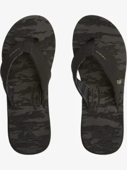 Quiksilver Sandals|Island Oasis Squish Sandals Black 2