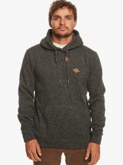 Quiksilver Sweatshirts & Hoodies|Keller Fleece Top Dark Grey Heather