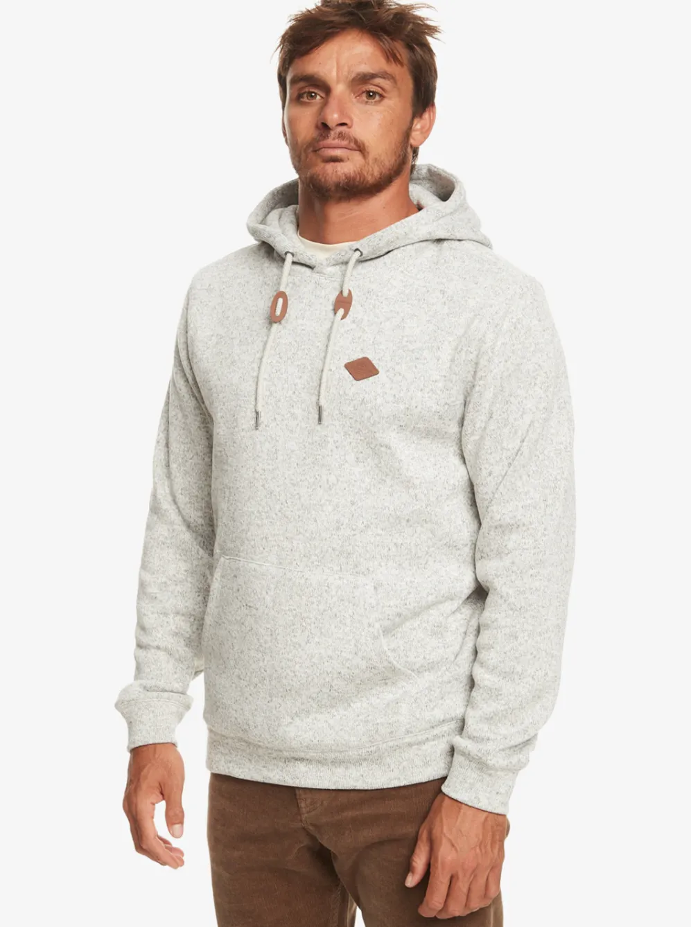 Quiksilver Sweatshirts & Hoodies|Keller Fleece Top Light Grey Heather