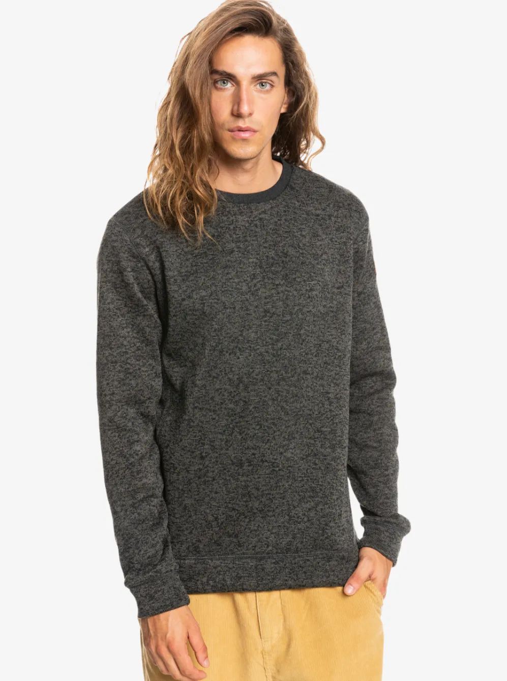 Quiksilver Sweatshirts & Hoodies|Keller Sweatshirt Dark Grey Heather
