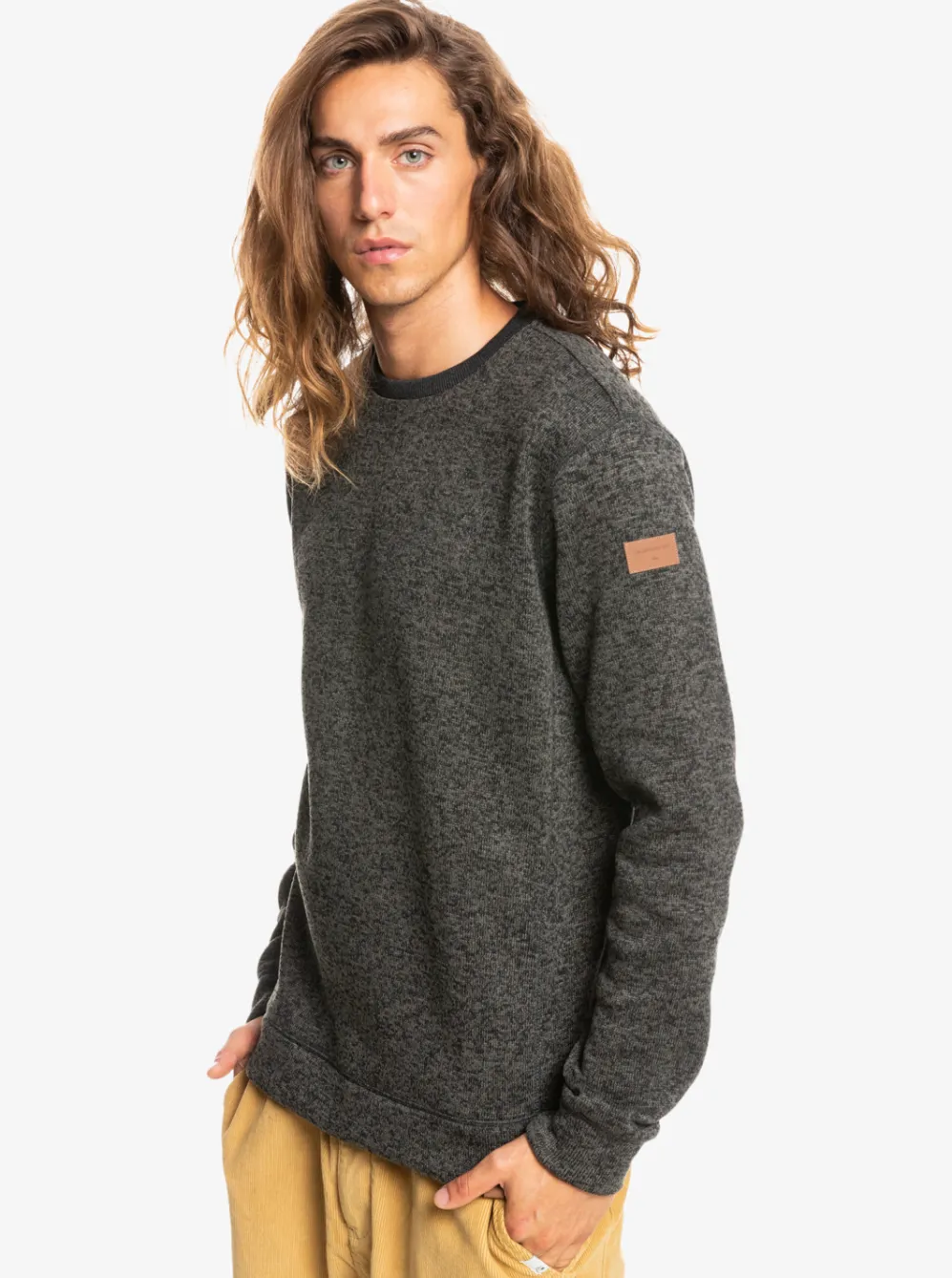 Quiksilver Sweatshirts & Hoodies|Keller Sweatshirt Dark Grey Heather