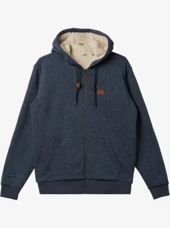 Quiksilver Shirts & Polos|Keller Zip-Up Hoodie Navy Blazer Heather