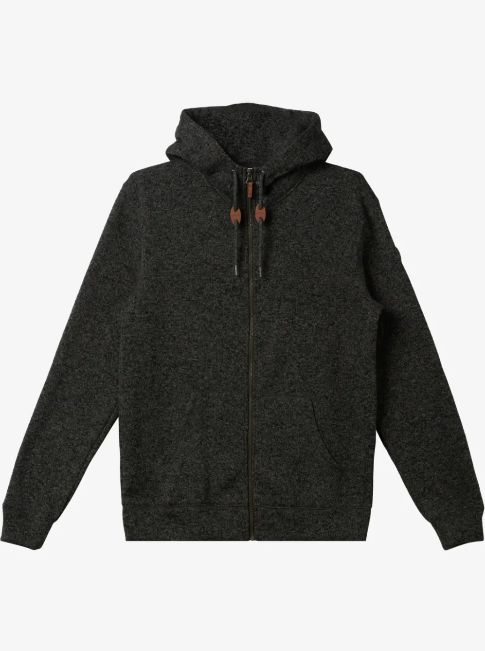 Quiksilver Sweatshirts & Hoodies|Keller Zip-Up Hoodie Dark Grey Heather