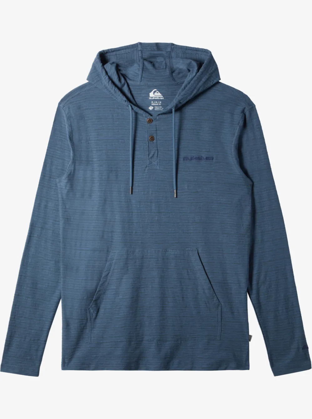 Quiksilver Tees|Kentin Long Sleeves Hooded T-Shirt Kentin Bering Sea