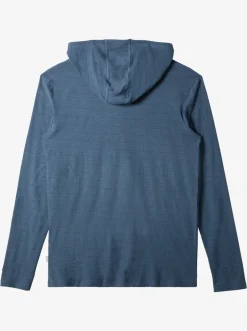 Quiksilver Tees|Kentin Long Sleeves Hooded T-Shirt Kentin Bering Sea