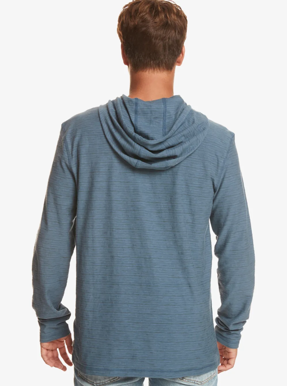 Quiksilver Tees|Kentin Long Sleeves Hooded T-Shirt Kentin Bering Sea
