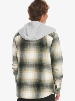 Quiksilver Shirts & Polos|Kinloss Long Sleeve Hooded Shirt Laurel Kinloss