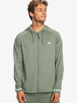 Quiksilver Sweatshirts & Hoodies|Knit Training Technical Zip-Up Hoodie Laurel Wreath
