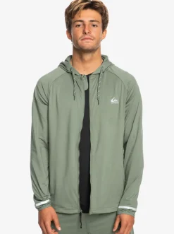 Quiksilver Sweatshirts & Hoodies|Knit Training Technical Zip-Up Hoodie Laurel Wreath