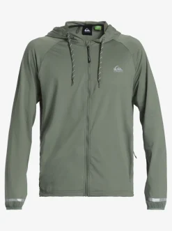 Quiksilver Sweatshirts & Hoodies|Knit Training Technical Zip-Up Hoodie Laurel Wreath