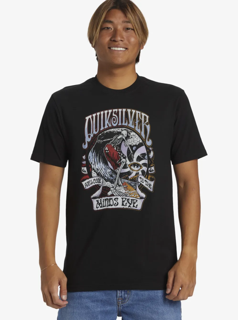 Quiksilver Tees|Land Down Under T-Shirt Black