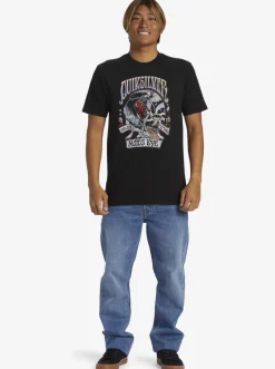 Quiksilver Tees|Land Down Under T-Shirt Black