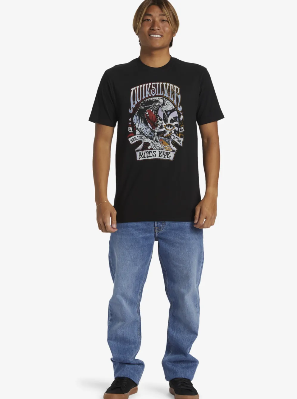 Quiksilver Tees|Land Down Under T-Shirt Black