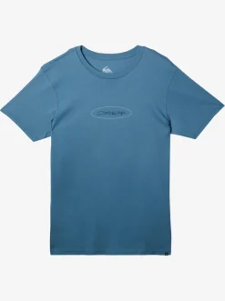 Quiksilver Tees|Level Up T-Shirt Aegean Blue