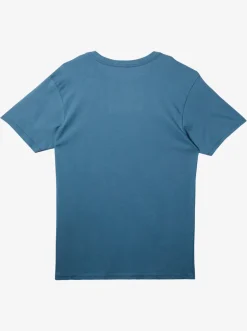 Quiksilver Tees|Level Up T-Shirt Aegean Blue