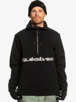 Quiksilver Layers|Live For The Ride Softshelll Technical Hoodie True Black