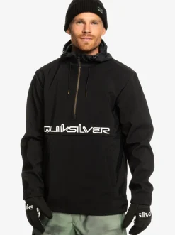 Quiksilver Layers|Live For The Ride Softshelll Technical Hoodie True Black