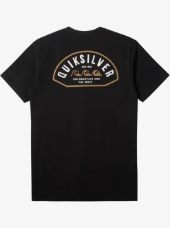 Quiksilver Tees|Logo Lockup T-Shirt Black