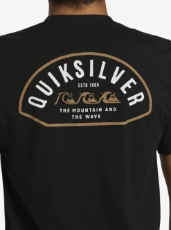 Quiksilver Tees|Logo Lockup T-Shirt Black