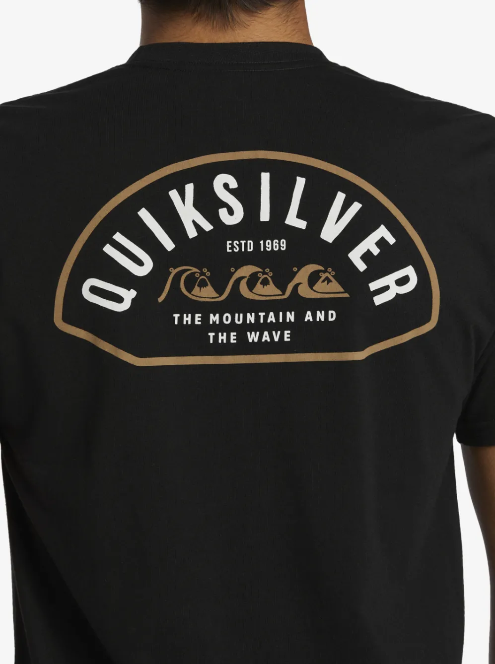 Quiksilver Tees|Logo Lockup T-Shirt Black